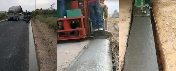 砼路肩成型機(jī),水泥路肩滑模機(jī)
